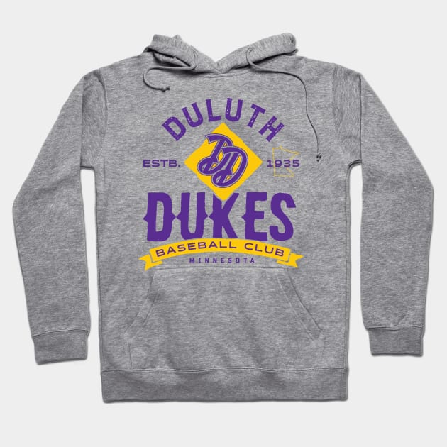 Duluth Dukes Hoodie by MindsparkCreative